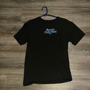 Nike Black Tee with Blue Graphic